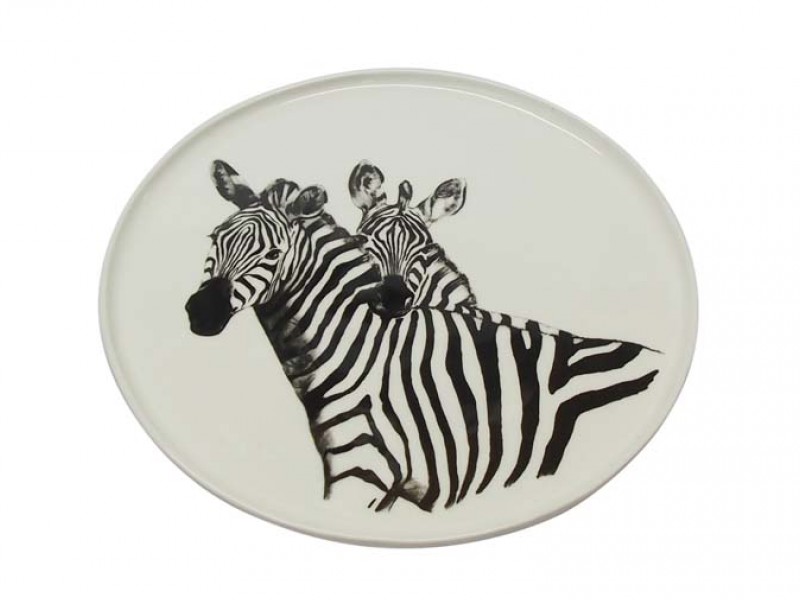 Ceramic Zebra Plate